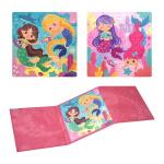 Children Preschool Books Foldable Puzzle Game Books With Magnetic Stickers