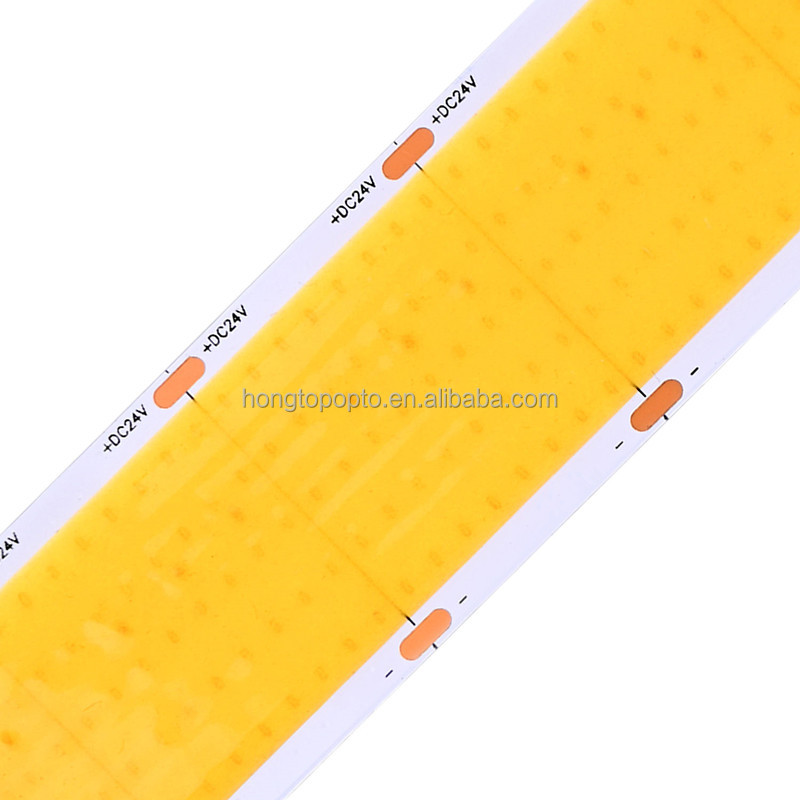 Flexible Bendable Lighting 1600leds DC24v COB Strip Light Super Wide and Super Bright
