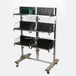 Factory price Antistatic Turnover PCB Rack Hang Basket Trolley Stainless Steel