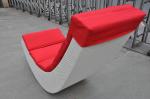 Rattan Rocking Chair , Aluminum Frame Comfortable Rocking Sofa