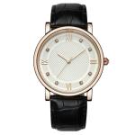 Fashion Diamond Dial Couple Watch Genuine Business Quartz Analog Watch