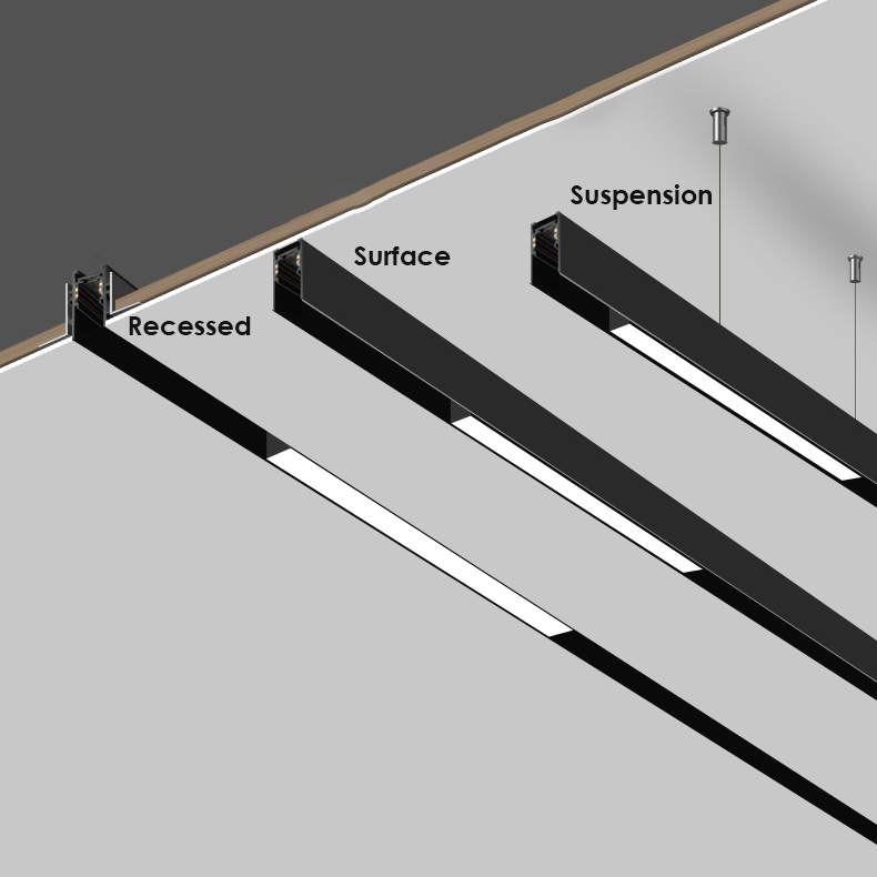 48VDC Magnetic LED Track Light For Retail Store / Hotel / Restaurant