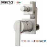 SENTO multifunction stainless steel square shower mixer