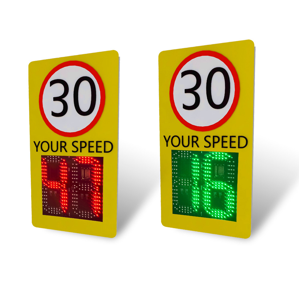 150M Detection Solar LED Radar Speed Sign with Wireless Communication