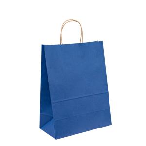 Quality UPACK Brown Christmas Paper Gift Bags Compostable Recyclable With Handles wholesale