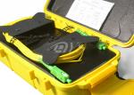 Black / Yellow OTDR Launch cable Fiber Optic Terminal box For CATV
