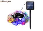 Outdoor Colorful Solar LED Christmas Lights Flower Waterproof String 0.15M Lamp