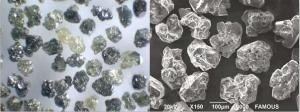 Quality Rough Surface Single Monocrystalline Diamond AC6 Good Self Sharpness wholesale