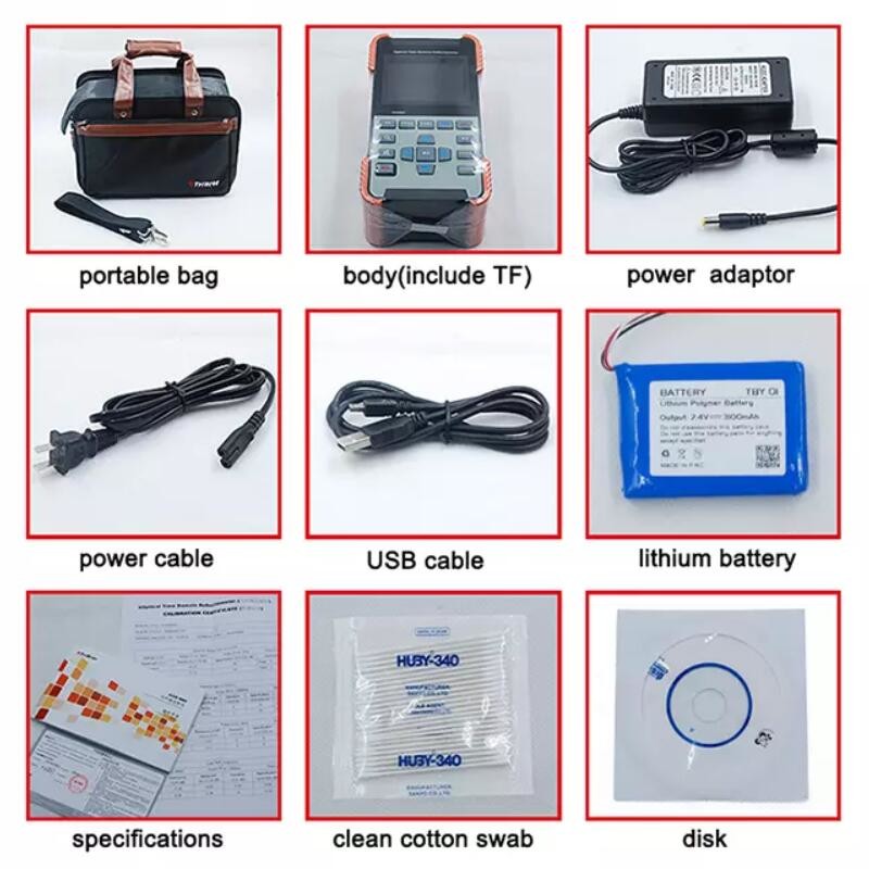 Pon Otdr Testing Fiber Optic Tools Hand Held Ftth Palm OTDR SM MM