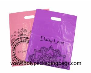Quality Clothes Packaging HDPE Plastic Die Cut Handle Bags wholesale