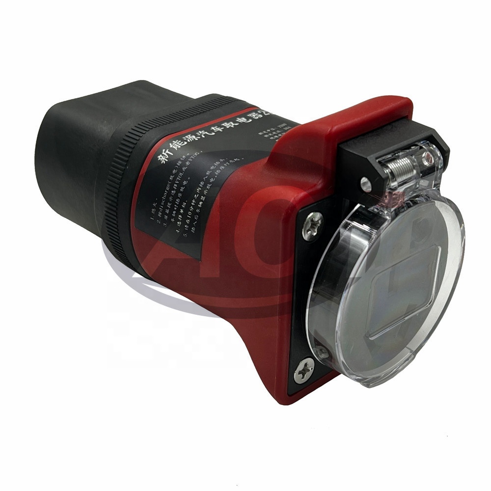 16A EV Charger Adapter Type 2 to Schuko Adapter Black EV Adapter for Hyundai Ioniq 5 High Temperature Resistant PC