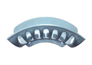 Quality Heavy Duty Aluminum Wall Mounted Hose Holder , Semilunar Type Original Gloss Finish wholesale