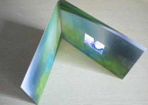 Quality Advertising invitation paper video crafts 2.4inch video greeting brochure cards wholesale