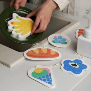 Quality Cellulose Dishcloth Kitchen Microfibre Cleaning Cloths For Washing Dishes wholesale
