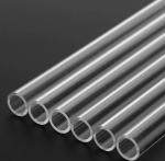 Customized Size Coloured Clear Acrylic Pipe From 5mm To 200mm Solid Clear