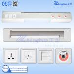 Aluminum Alloy Hospital Bedside Unit With Medical Gas Outlet
