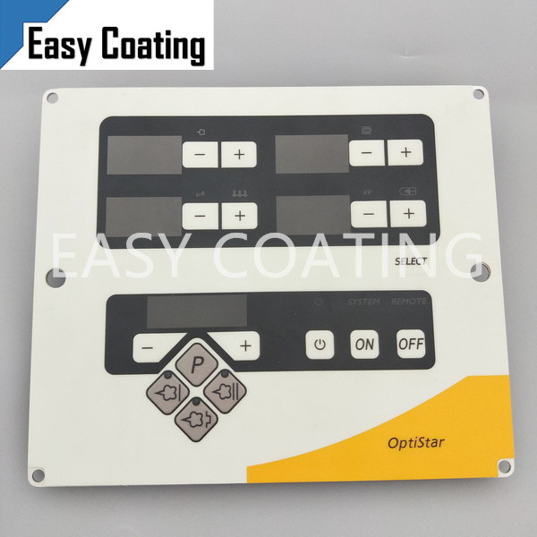 Powder coating equipment controller OPTISTAR CG06 CG07 Front plate with foil keyboard 1000394