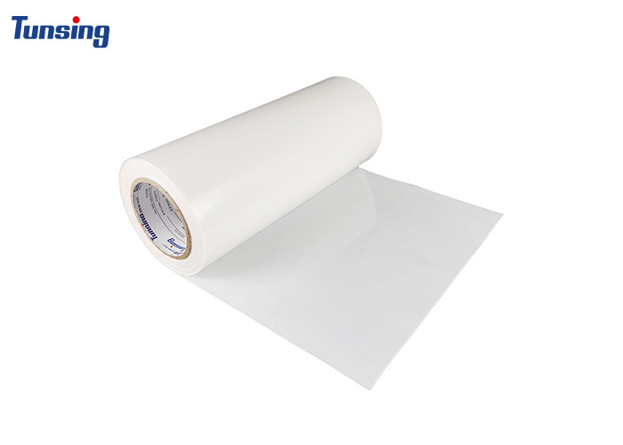 Milky White Translucent PES Hot Melt Adhesive Film Roll Fabric Repair Iron-On Patch