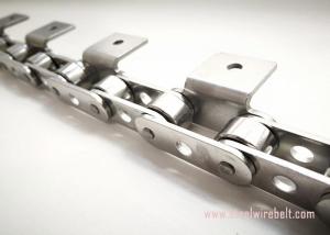 Quality Durable Roller Stainless Steel Conveyor Chain High Frequency Quenching wholesale