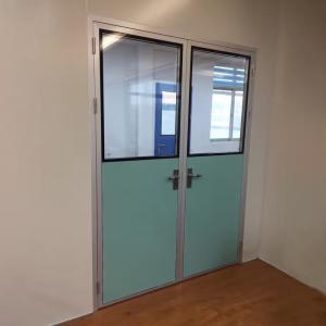 Quality Aluminum Frame Pharmaceutical HPL Cleanroom Door CE Standard wholesale