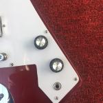 Electric guitar in red