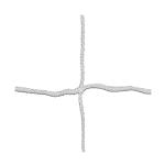 White Square Replacement Football Net Soccer Field Goal Netting Hanging