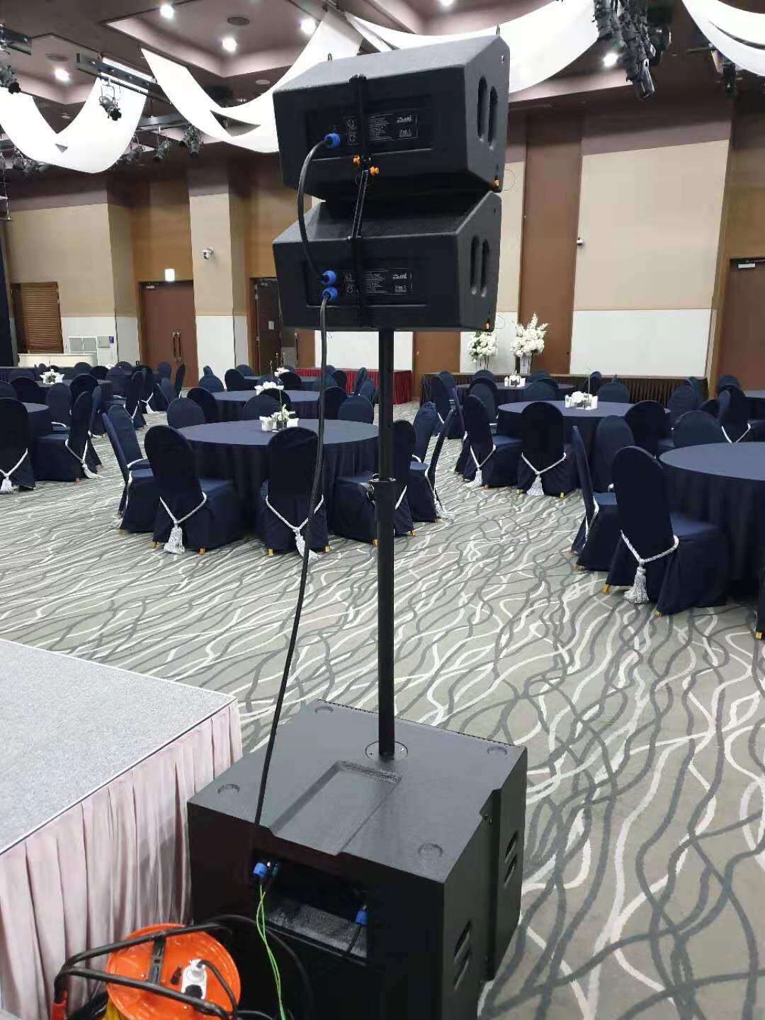 ARE AUDIO passive single 10 inch outdoor line array speaker immersive experience for corporate events