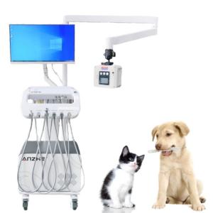Quality Pet Clinic Mobile Dental Cart Animal Hospital Multi-function Operation Cart Veterinary Dental Equipment Teeth Treatment Trolley wholesale