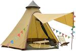 12'x10'x8'Dome Camping Tent 5-6 Person 4 Season Double Layers Waterproof Anti-UV