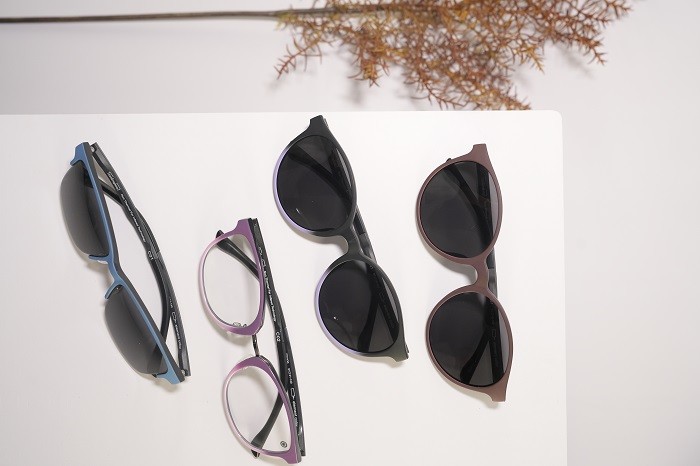 ISO12870 Anti Blue Light Transition Glasses Full Rim Spectacle 55mm