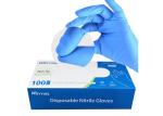 Smooth Flexible Operation Nitrile Disposable Medical Gloves