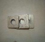 Metric Square Steel Washers , Industrial Galvanised Square Washers DIN 125