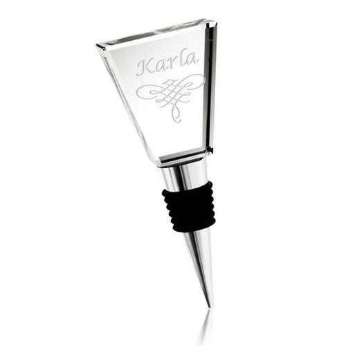 Red Wine Crystal Bottle Stopper Crystal Material Wine Set Logo Customized