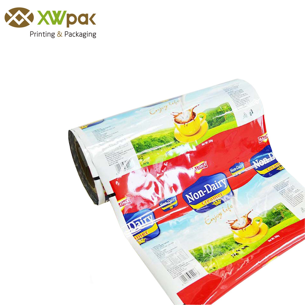 Matte Surface Finishing Packaging Roll Film With Laminated Paper Add Aluminum