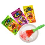 Kindergarten Lollipop Popping Candy Fruit Flavor Halal Product Brush Shape