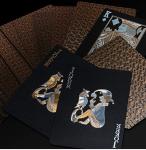 PET Gold Foil Playing Cards Offset Print Custom Board Game Cards
