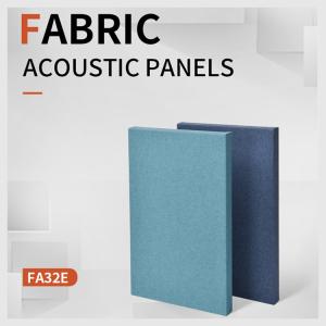 Quality Formaldehyde Free Fabric Acoustic Panels Sound Proof Fabric Wrapped Wall Panels 32mm wholesale