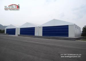 Quality White Color Permanent Relocatable Aircraft Hangars 25 X 50 Side Hard Wall wholesale