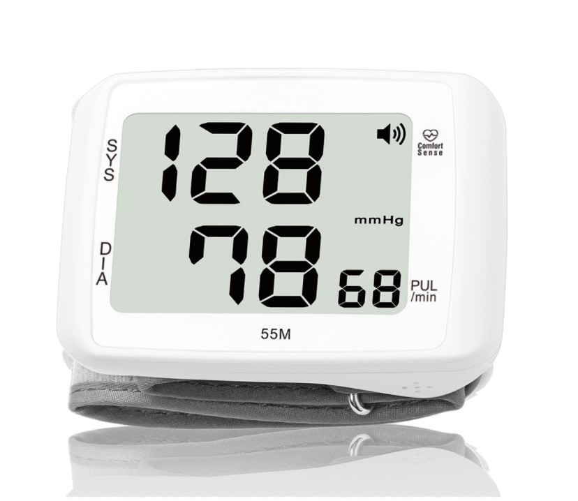 12.5cm - 20cm Medical BP Monitor , 290mmHg Automatic Wrist Blood Pressure Monitor