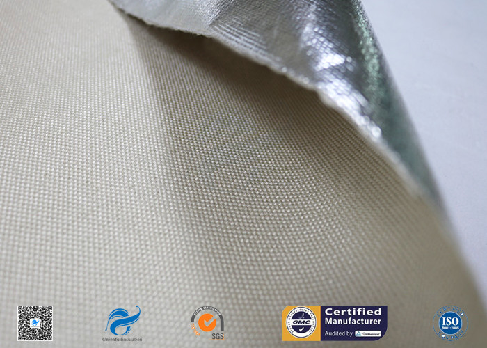 Wateproof And Fireproof Aluminum Foil Coated Fiberglass Fabric