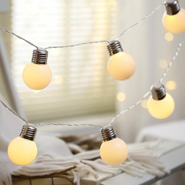 Cheap Battery Operated LED Fairy String Lights Outdoor G50 Garden Patio Bulbs for sale