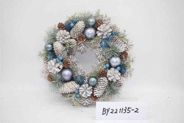 Wholesale Artificial Christmas Door Decoration Supplies Nature Pine Cone Large