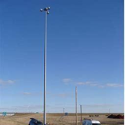Quality Hop Dip Galvanized SS400 High Mast Light Pole Flange Connection wholesale