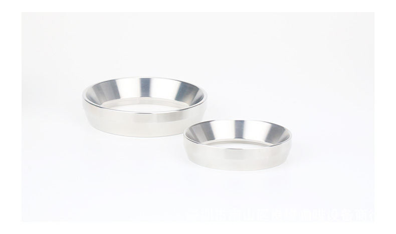 51/53/58mm Silver Dosing Ring Portable Eco-Friendly Funnel for Precision Coffee Dosing