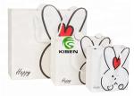 New Born Baby Gift Retail Paper Shopping Bags Art Coated Cute Shape With Handle