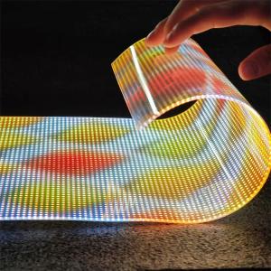 Quality Flexible Transparent Glass LED Film Screen Advertising Display LED Wall Panel Pantalla for Window wholesale