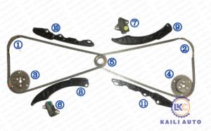 Quality Timing chain kit for SUBARU Forester Impreza XV Crosstrek Outback Legacy 13143-AA110 130L 13142-AA090 wholesale