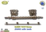 metal coffin bar H019 amak Metal Coffin Handles With Steel Bar 30 x 9.5 cm