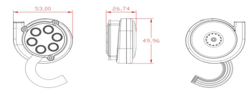 12V Micro Plastic Brushless Air Blower For Air Mask