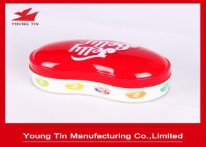 Quality 0.23 MM Colored Holiday Candy Gift Tin Containers Personalised For Children wholesale